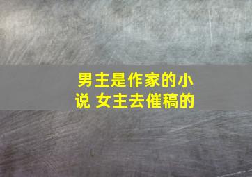 男主是作家的小说 女主去催稿的